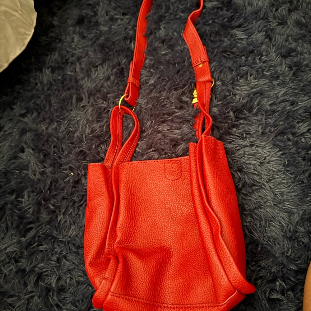 Red Leather Women's Bag